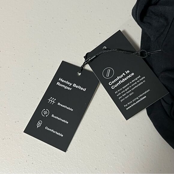 🆕 Knix Henley Belted Romper Modal - Picture 3 of 7